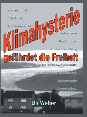 cover image of Klimahysterie gefährdet die Freiheit